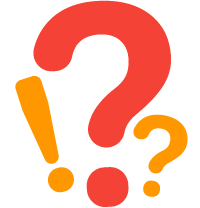 multi-colored question marks